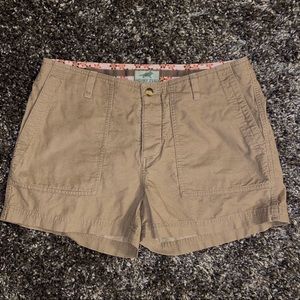 Horny Toad & Co corduroy khaki shorts size 8
